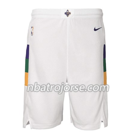 New Orleans Pelicans Män Shorts Vit 2018-19 Nike Swingman